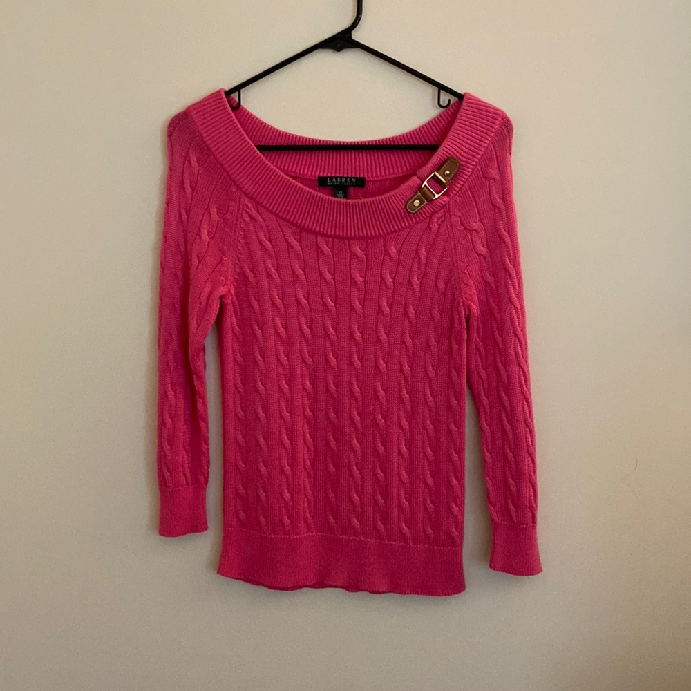 Pink Ralph Lauren Sweater - XS